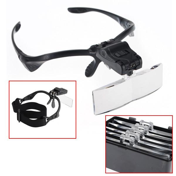 Headband Magnifier Glasses + LED – SBT Medical Supplies