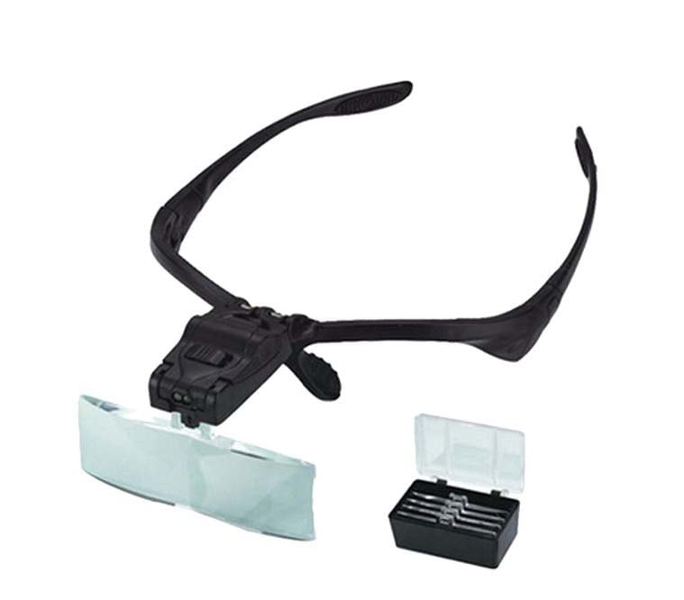 Headband Magnifier Glasses + LED – SBT Medical Supplies